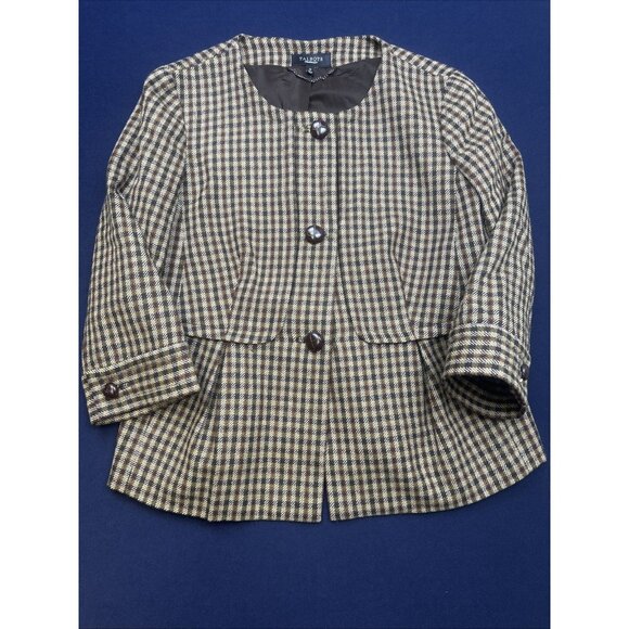 Talbots two-piece tweed skirt suit set "Read" Classic Career Preppy - Picture 9 of 12